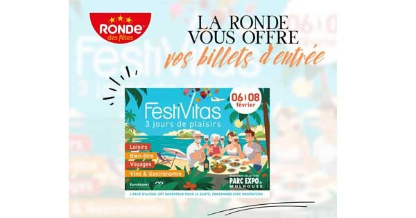 Vos billets d'entrée pour le Salon Festivitas au Parc Expo de Mulhouse